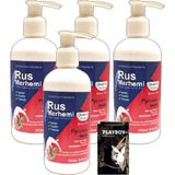 Playboy 4'lüx 250 ml Tüy Dökücü Krem Ceviz Sütlü & Cevizli Rus Merhemi + Yanında Jel - 1li