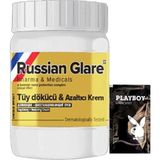 Playboy Rusian Glare Nano 50 ml Rus Merhemi Tüy Dökücü Azaltıcı Krem + Yanında Jel - 000031KI