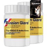 Playboy Rusian Glare Tüy Dökücü Azaltıcı Krem Nano 2'li x 50 ml Rus Merhemi + Yanında Jel - 000031KI