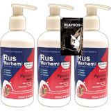 Playboy Tüy Dökücü Krem 3 Tane 250 ml Ceviz Sütlü & Cevizli Rus Merhemi + Yanında Jel - 000031KI