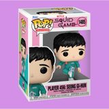 Player 456: Seong Gi-Hun Funko Pop! (1485) Squid Game Masko E Ticaret - (ClearEyelets)Black-RadiantOrchid