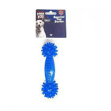 Playfull Dumbell Şeklinde Tırtıklı 12x4 cm Plastik Köpek Oyuncağı