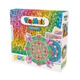 Playmais Trend Mozaik Mandala yaratıcı set, el işi için, 6 yaşından büyük çocuklar için, 3.000'den fazla adet ve 6 mozaik, mandalalı yapışkan resim, yaratıcılığı ve ince motor becerilerini teşvik eder