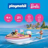 Playmobil Barbie | Macera Teknesi | Barbie ve Ken'li Motorlu Tekne, Wakeboard ve Şnorkelle Yüzme Hareketi, Malibu Yaz Atmosferi ve Su Maceraları