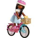 Playmobil Playmobıl Barbie Brooklyn | Trend Barbie Figürlü Bisiklet Seti | Aksesuar ve Plaj Yaşam Tarzı