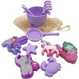 Playnjoy Lila Silikon Plaj Oyuncak Seti - Standart