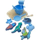 Playnjoy Mavi Silikon Plaj Oyuncak Seti - Standart