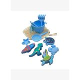 Playnjoy Silikon Mavi Plaj Oyuncak Seti - 10 Parça