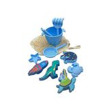 Playnjoy Silikon Plaj Oyuncak Seti - Mavi