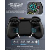 Playstation 3/4 Nintendo Swich Ios-Android Telefon Pc Uyumlu Kablosuz Işıklı Oyun Kolu - Siyah - Gri - Altın - Kablosuz oyun kollarıyla uyumlu