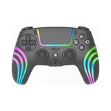 Playstation 4 Ve Pc İçin Rgb Led Kablosuz Kontrol Cihazı Siyah