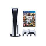 Playstation 5 825 GB + 2. PS5 DualSense + PS5 GTA 5
