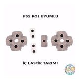 Playstation 5 Kol İç Lastik Takımı 5 Parça Silikon Ps5 Kol Tamir Ps5 Lastik Yedek Parça