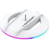 Playstation 5 Slim Kasa Ps5 Rgb Işıklı Stand Dikey Tutucu Stand - Beyaz