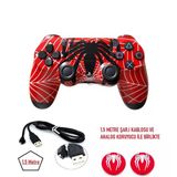 Playstation Dualshock 4 V2 Ps4 Oyun Kolu Yenilenmiş Pc + Ps4 (1.5Mt Şarj Kablosu Ve Analog Koruyucu)