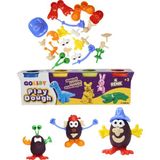 PlayToys 4 Lü Oyun Hamuru ve Aksesuarı Vücut Parçaları 26 Parça