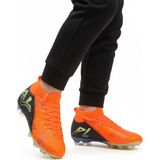 Playup Turuncu Siyah Bilekten Çoraplı Unisex Krampon GK-252-153 G - Turuncu - Siyah