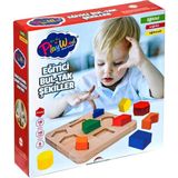 Playwood Ahşap Eğitici Bultak Şekiller - Multicolor