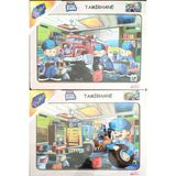 Playwood Ahşap Eğitici Puzzle 2 Adet 34X24 cm 20 Parça -Tamirhane