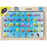 Playwood - Ahşap Eğitici Puzzle Harfler- 20 Parça