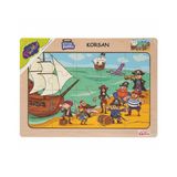Playwood Ahşap Eğitici Puzzle Korsan Ony55