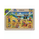 Playwood Ahşap Eğitici Puzzle Korsan Ony56