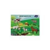 Playwood Ahşap Tutmalı Çiftlik - Kümes - Sevimli Hayvanlar Puzzle