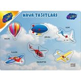 Playwood Ahşap Tutmalı Puzzle Deniz ve Hava Taşıtları