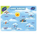 Playwood Ahşap Tutmalı Puzzle Hava Durumu Ony284