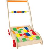 Playwood Kutuda Ahşap Eğitici Bloklu Araba