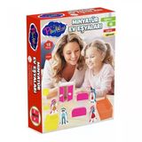 Playwood Kutuda Ahşap Minyatür Ev Eşyaları Seti