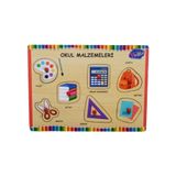 Playwood Okul Malzemeleri Ahşap Tutmalı Puzzle-2