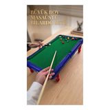 PlayZen Büyük Boy Masaüstü Bilardo Oyunu 65x37x17 cm – Taşınabilir Bilardo Seti, Top ve Istaka Dahil