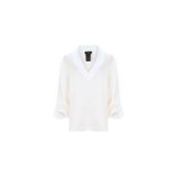PleasureOfSilk Newali İpek Tunik Bluz Krem M/L