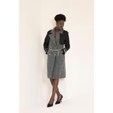 PleasureOfSilk Vest Or Coat Yün Ceket Ve Yelek Siyah L
