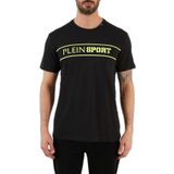 Plein Sport Logolu Bisiklet Yaka Pamuklu T Shirt Erkek T Shirt Tıps101ıt99