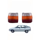 PLEKSAN Renault 11 Flash Arka Stop Lambası Sağ Sol Takım Halinde Flash Rainbow Flash S Uyumlu 1 Takım