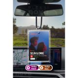 Pleksinova Kişiye Özel Fotoğraflı Loveflix Araba Hediyesi Araba Süsü Dikiz Aynası Süsü