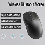 Plentiful 3 Modlu Kablosuz Oyun Mouse Type-C Şarjlı Bluetooth 2.4ghz Dual Mode 6400 Dpı Ultra S203 Siyah