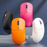 Plentiful 3 Modlu Kablosuz Oyun Mouse Type-C Şarjlı Bluetooth 2.4ghz Dual Mode 6400 Dpı Ultra S203 Turuncu - Siyah