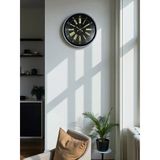Plentiful 36 Cm Gri Dekoratif Duvar Saati