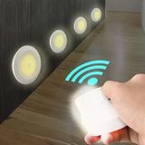 Plentiful 3Lü Uzaktan Kumandalı Pilli Yapışkanlı Kablosuz Led Spot Lambalar