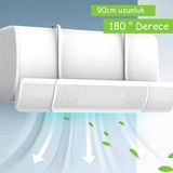 Plentiful Ayarlanabilir Universal Delikli Klima Hava Yönlendirici Klima Çarpması Önleyici Klima Perdesi 60-90cm - 90 cm