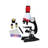 Plentiful Eğitici Çocuk Mikroskop Kiti Zoom LED Işıklı 100X 400X 1000X 1200X