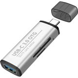 Plentiful Type-C 3in1 USB Kart Okuyucu Micro Sd Card Reader Çevirici Dönüştürücü USB 3.0 Otg Adaptör