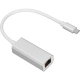Plentiful Type-C Gigabit RJ45 Ethernet Çevirici 1000MBPS Mac/win Uyumlu - Gümüş