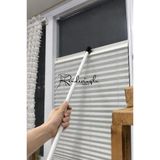 Plise Perde Çekme Çubuğu 75 Cm Alüminyum Profil