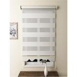 Pliseli Krem MZ481 Etekli Stor Zebra Perde 230 x 260 - 120 x 200