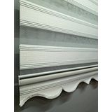 Pliseli Simli Renk Geçişli Modern Stor Zebra Perde MZ280 200x200