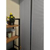 Plissechi Koyu Gri Plise Perde – Özel Ölçü, Kolay Montaj, Cam Balkon ve Pimapen Uyumlu - 70 x 140 cm